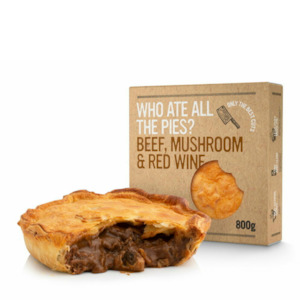 Beef Mushroom & Red Wine Pie