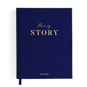Fox & Fallow- My Story Memoir Journal - Navy