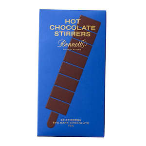 Confectionery Chocolate: Bennetts Hot Chocolate Stirrers - Dark Choc 3Pk