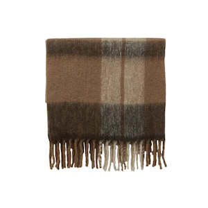 Canopy Plaid Tassel Throw