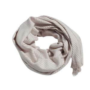Herringbone Scarf Cream