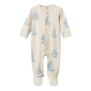 Nature Baby: Nature Baby - Stretch & Grow - Regatta Blue Print