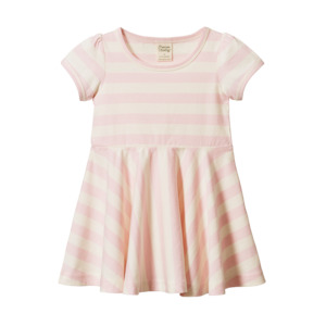 Nature Baby - Seaside Dress - Cotton Candy Stripe