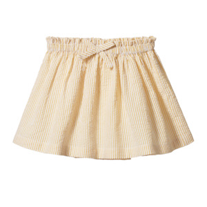 Nature Baby - Orchard Skirt Seersucker - Golden Stripe