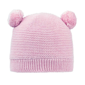 Organic Snowy Beanie- Lavender