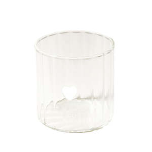 Robert Gordon: Robert Gordon - Glass Tumbler - Heart
