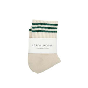 Socks: Le Bon Shoppe Socks - Girlfriend - Egret