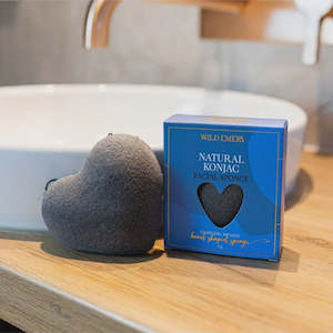 Natural Konjac Sponge - Charcoal Infused