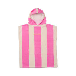 Crywolf Pretty Brave: Crywolf - Hooded Towel - Candy Stripe