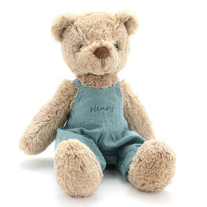 PERSONALISED- Mr Honey Bear- Blue