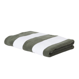 Citta- Stripe Beach Towel - Olive