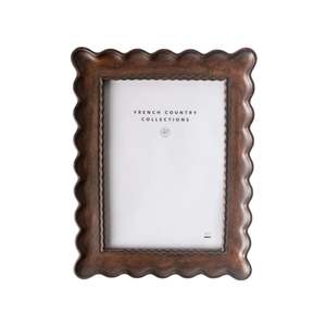 Chestnut Wavy Photoframe 5x7