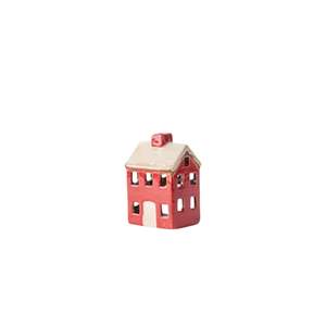 French Country Collection: Alsace Petite Tea Light Chalet Red Cream