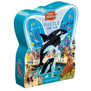 Puzzles Games: Croc Creek - 48pc Puzzle Day at the Aquarium