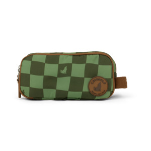 Crywolf - Fable Pencil Case - Green Check