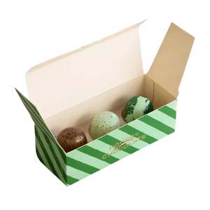 Confectionery Chocolate: House Of Chocolate - Christmas Bonbon Selection - 3pk Green