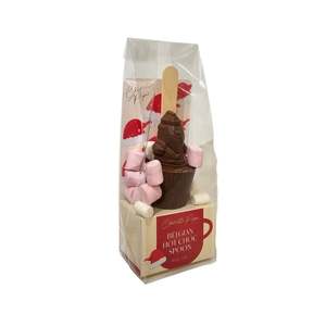 Confectionery Chocolate: Charlotte Piper - Milk Hot Choc Spoon - Santa