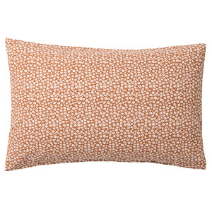 Citta- Forget Me Not Pillowcase Pair - Toffee/Nougat