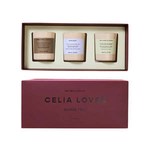 Home Fragrance: Celia Loves - Trio Candle Set Soiree