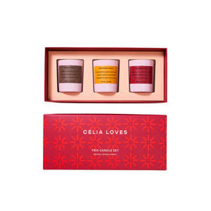 Home Fragrance: Celia Loves - Trio Candle Set European Holiday