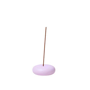 Home Fragrance: Frosted Glass Incense Holder - Lilac
