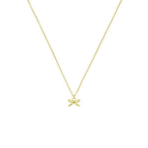 Sophie: Sophie - Bow Necklace - Gold