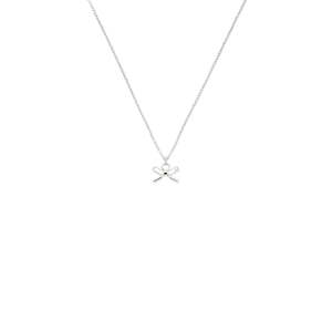 Sophie: Sophie - Bow Necklace - Silver