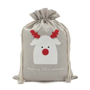 Toys: Santa Sack - Reindeer - Non Personalised