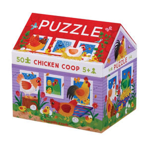 Toys: 50pc Chicken Coop Puzzle