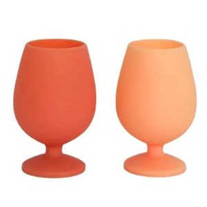 Porter Green - Stemm Silicone Wine Set - Terra + Peach