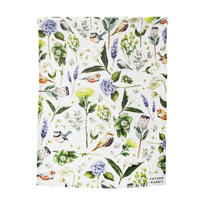 Father Rabbit - Tea Towel - Botanica Cream