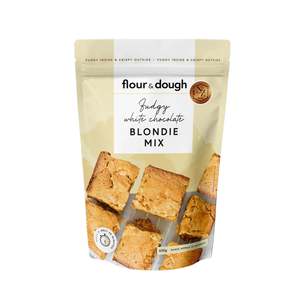Flour & Dough - Fudgy White Chocolate Blondie Mix