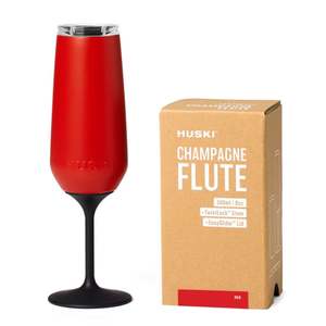 Huski Champagne Flute - Red