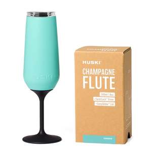 Homeware: Huski Champagne Flute - Turquoise