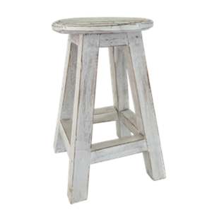 Homeware: Florence Stool Round White