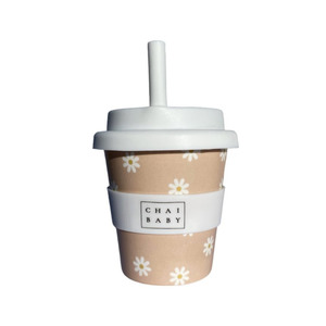 Chai Baby - Babychino cup - Natural Daisy