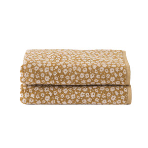 Citta- Citron Forget Me Not Organic Cotton Hand Towel