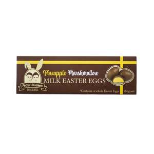 Confectionery Chocolate: Potter Brothers - Milk Pineapple Marshmallow Eggs