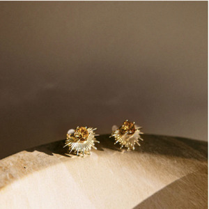 Valentines Edit: Solace Earrings - Champagne