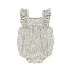 Childrens Clothing Sale: Quincy Mae - Maya Romper - Blue Blossom
