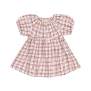 Quincy Mae - Bella Dress - Pink Plaid - Pink