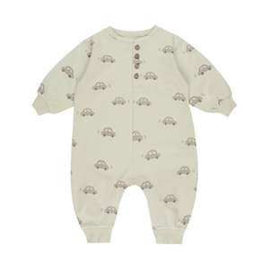 Quincy Mae - Relaxed Jumpsuit - Cars Mint