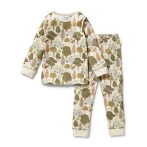 Childrens Clothing Sale: Wilson & Frenchy - Organic Long Sleeved Pyjamas - Little Trees