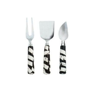 Take Care Edit: Bianca Lorenne- Cheese Set Black/White