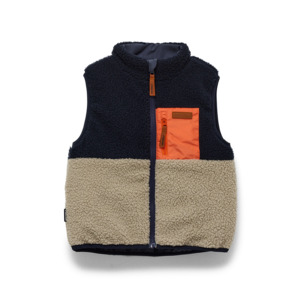 Cywolf- Reversible Yeti Vest - Ash Colourblock