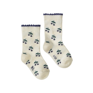 Children Clothing: Nature Baby - Organic Cotton Socks - Winter Berries
