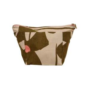 Mosey Me - Olive Poppy Cosmetic Case