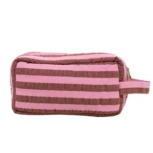 Mosey Me - Sundae Seersucker Dopp kit - cosmetic bag
