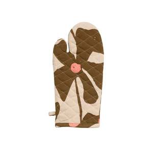 Homeware: Mosey Me - Olive Poppy Oven Mitt