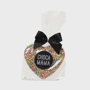 Chocamama - Multicolour Milk 75g Freckled Heart